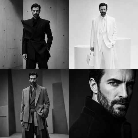 Vogue Fashion Grid Collage