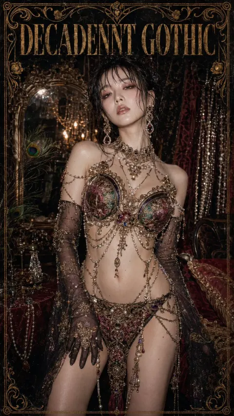 Decadent Gothic Baroque Jewelry Fashion