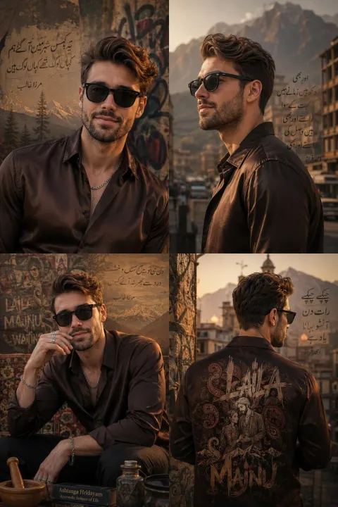 4-Panel Fashion Portrait Prompt Guide