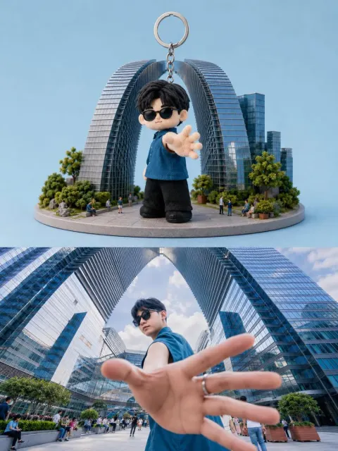 Toy vs Reality Split Screen