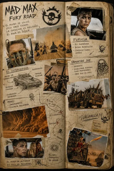 Mad Max Intimate Diary Collage