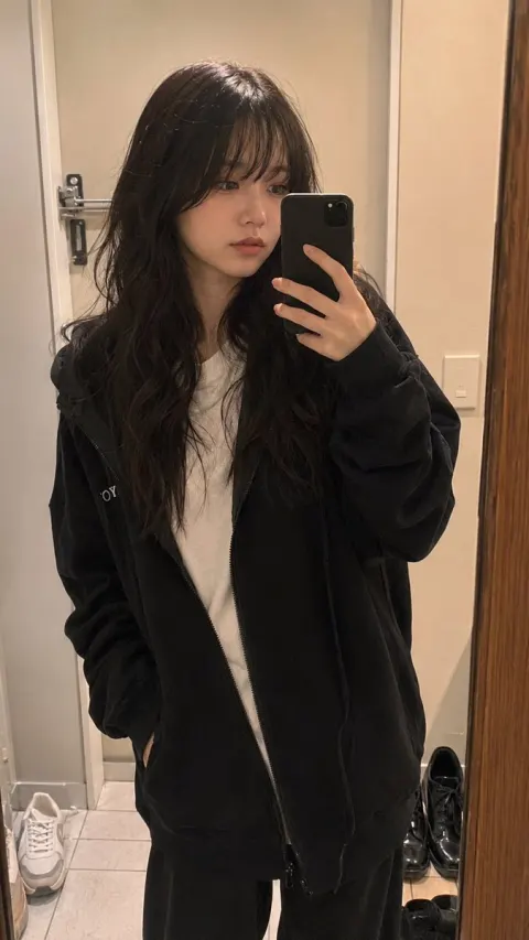 Mirror Selfie Privacy Block Streetwear