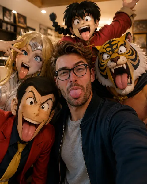 Anime Icons Crazy Selfie