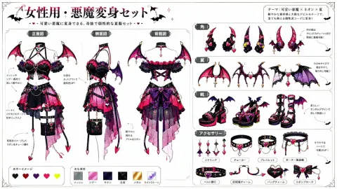 Demon Transformation Character Art