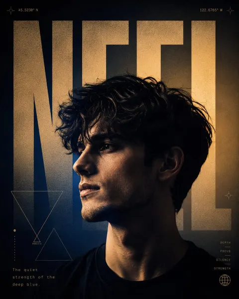 Premium Editorial Typography Poster Design