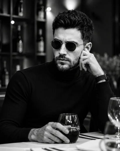 Cinematic Noir Gentleman Portrait