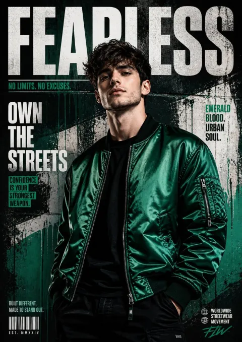 Emerald Street Fashion Poster