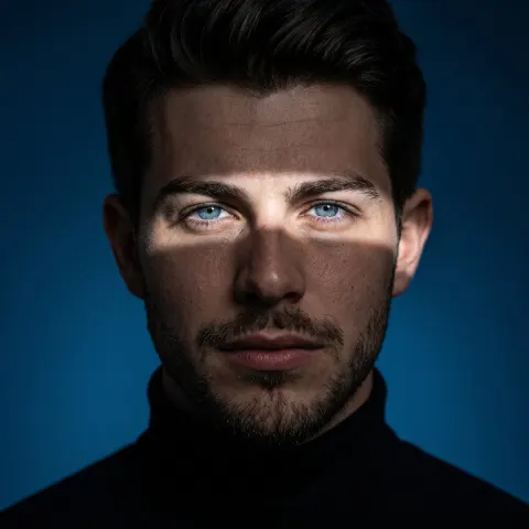 Cinematic Studio Portrait Photography