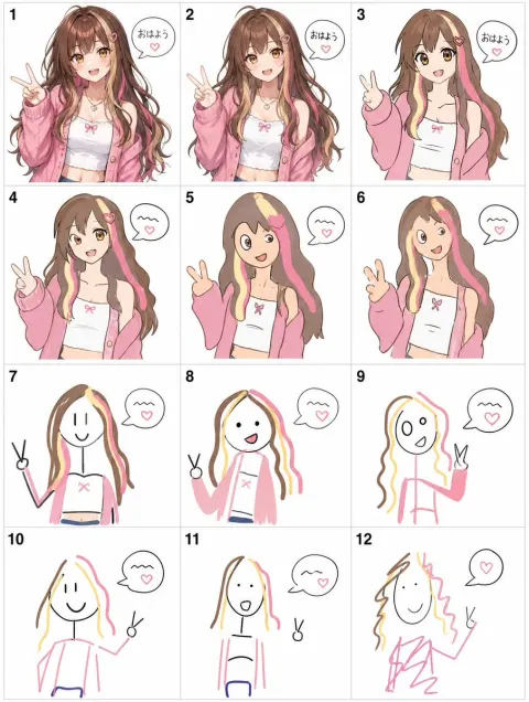 Telephone Game Image Variations