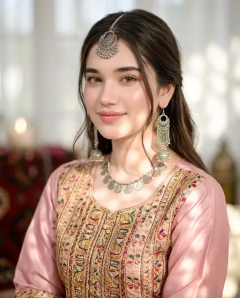 Pashtoon Traditional Dress Portrait