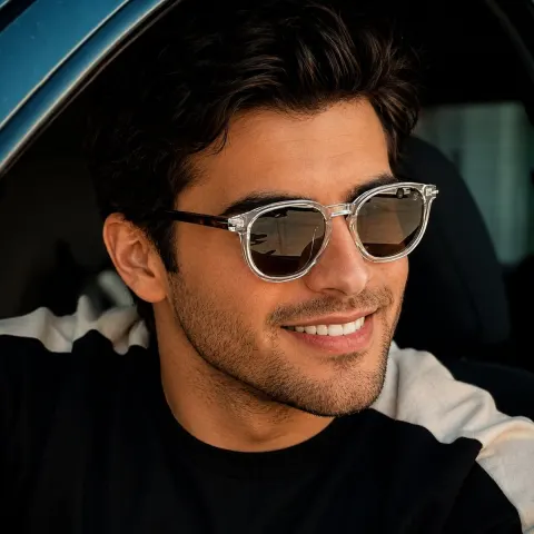 Luxury Car Sunglasses Portrait