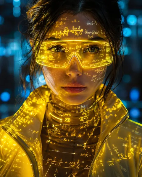 Neon Cyber Portrait