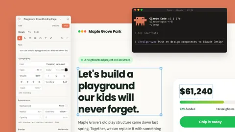AI Crowdfunding Design Mockup
