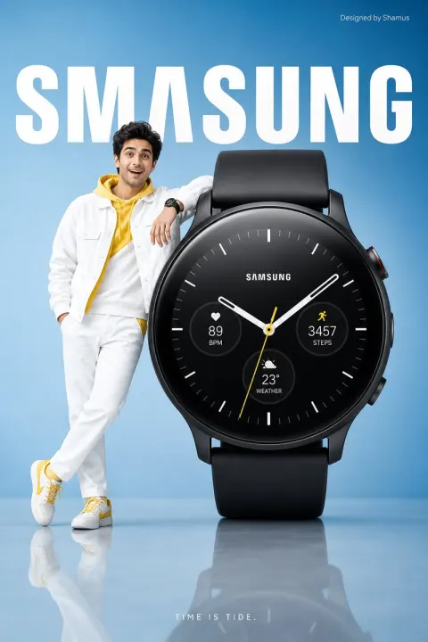 Samsung Smartwatch Minimalist Ad
