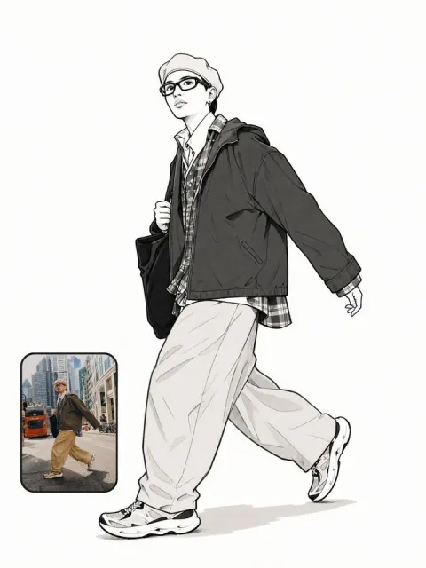 Manga Line Art Transformation