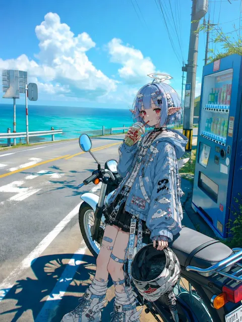 Coastal Angel Biker
