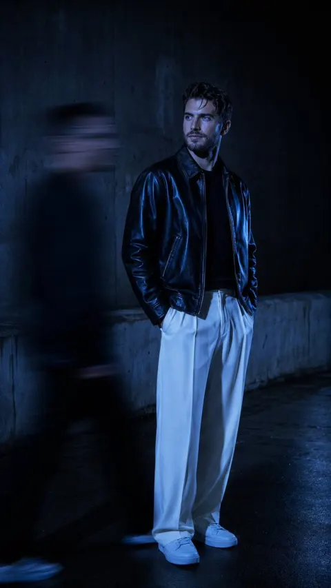 Cinematic Blue Night Portrait