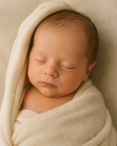 Ultrasound to Newborn Portrait