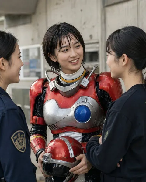 Tokusatsu Heroine Police Inspection