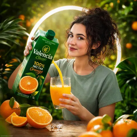 Fresh Orange Juice Ad