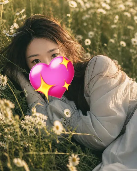 Dreamy Daisy Field Portrait