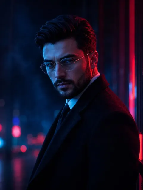 Noir Aristocrat Portrait