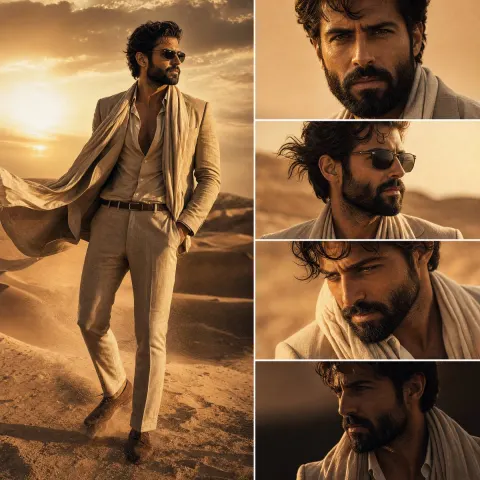 Desert Gentleman Fashion Editorial