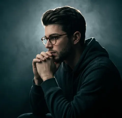 Cinematic Contemplation Portrait
