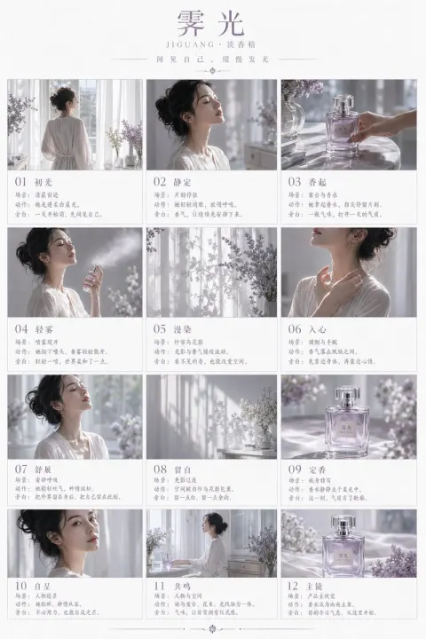Jiguang Perfume Atmosphere Storyboard