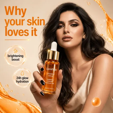Luxury Vitamin C Serum Commercial Shot