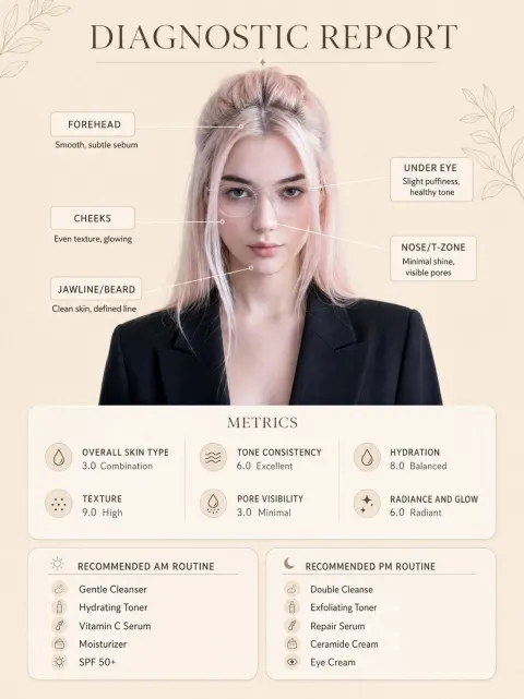 AI Skincare Diagnostic Report