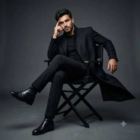 Cinematic Fashion Male Portrait
