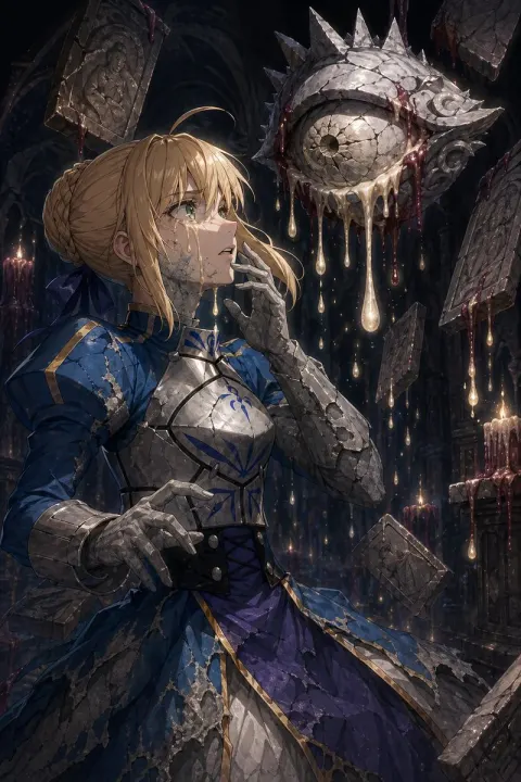 Cursed Knight's Petrifying Gaze