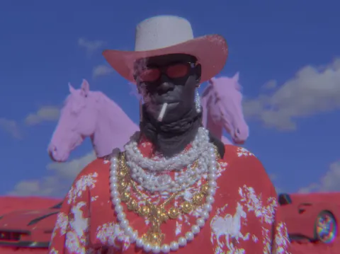 Anonymous Cowboy Surreal Portrait