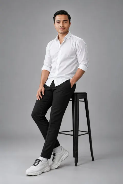 Studio Fashion Portrait Editorial