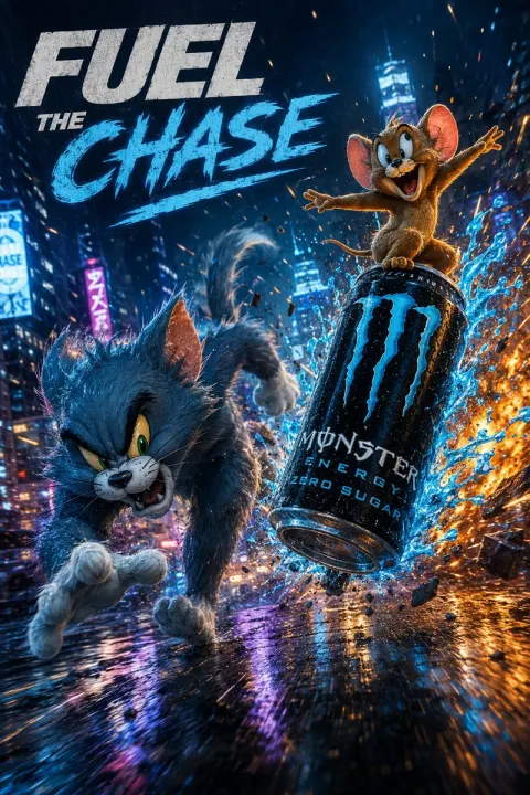 Neon Chase Energy Explosion