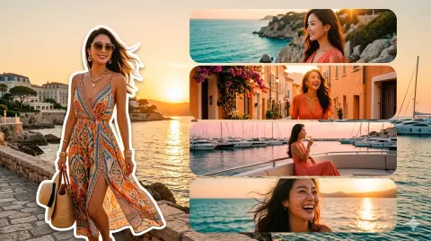 Mediterranean Luxury Travel Collage