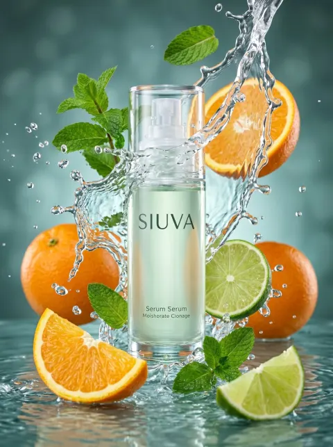 Fresh Citrus Serum Splash Ad