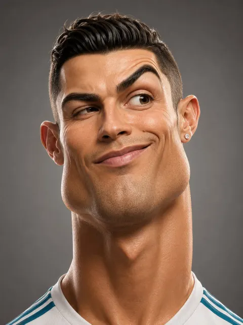Stylized 3D Caricature Portrait