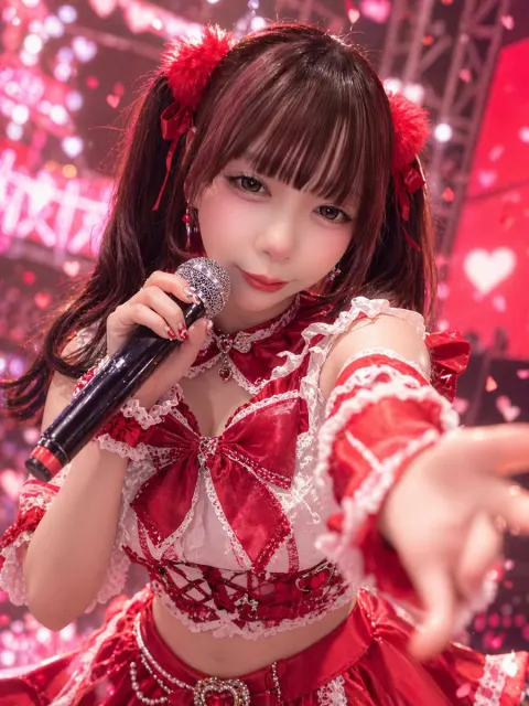 J-Pop Idol Live Concert Moment