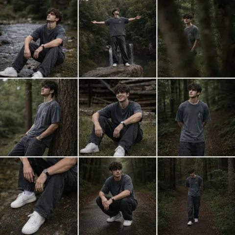 Cinematic Forest Youth Editorial