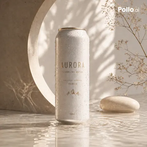 Premium Aurora Sparkling Water Ad