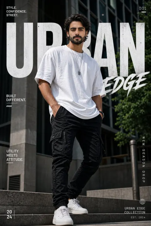 Hyper-Realistic Urban Style Poster