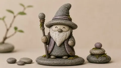 Zen River Stone Creature
