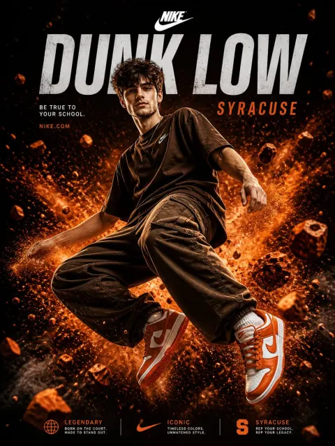 Nike Dunk Low Syracuse Ad