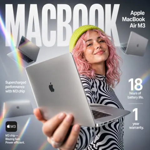 Apple MacBook Air M3 Ad