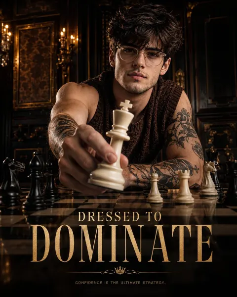 Luxury Menswear Fashion Campaign Poster