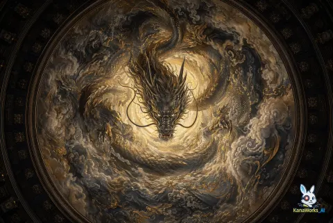 Crying Dragon Dome Mural