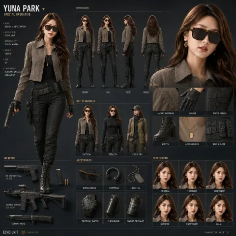 Modern Special Operative Character Sheet