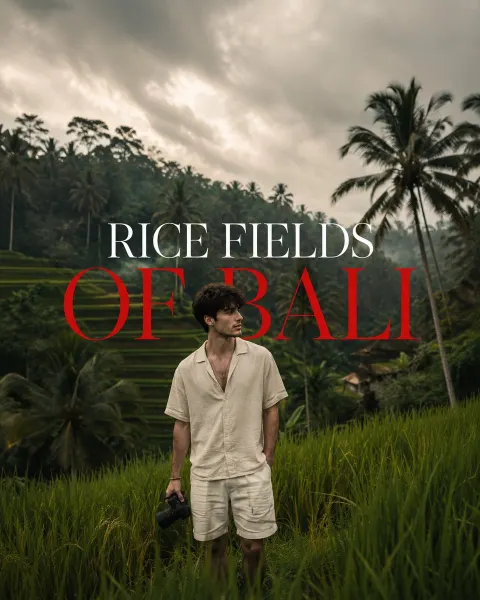 Bali Rice Fields Cinematic Travel